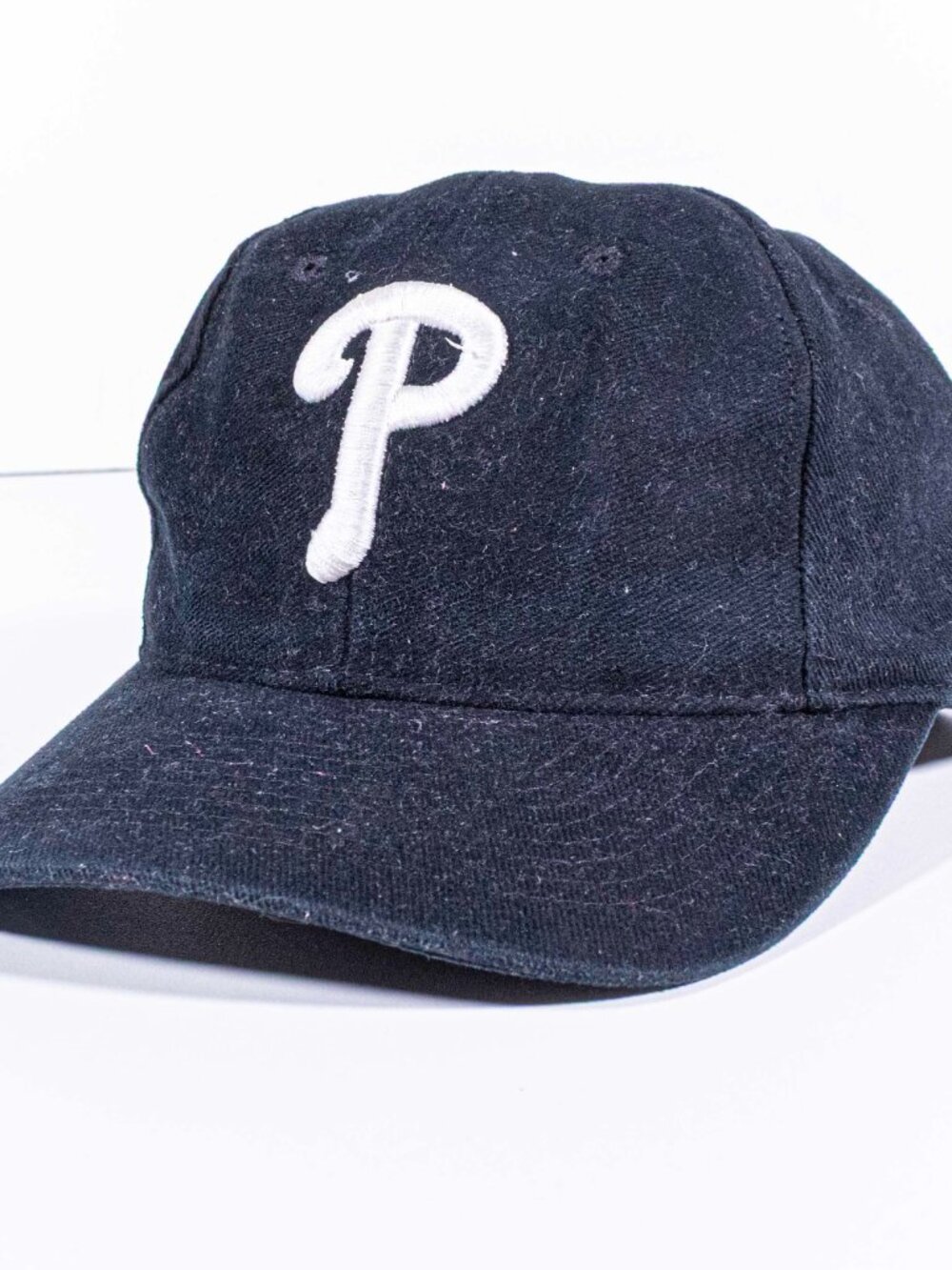 Vintage Philly Philadelphia Phillies Plain Logo Athletic Snapback Hat 90s Cap